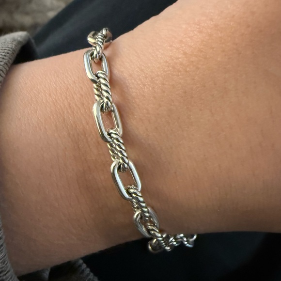 David Yurman Silver Link Bracelet - Picture 3 of 6